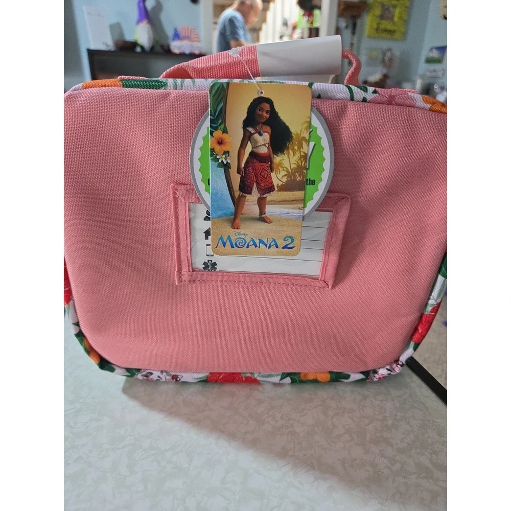 Moana 2 Themed Kids Insulated Lunch Bag With Colorful Design. New / E223